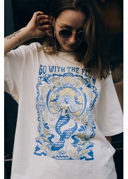 House Of Mermaids Box Tee - Vintage White ze sklepu Surf Inc w kategorii Bluzki damskie - zdjęcie 187571534