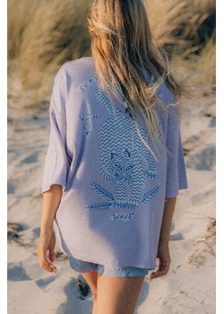 Wave Tiger Tee - Purple Haze ze sklepu Surf Inc w kategorii Bluzki damskie - zdjęcie 187571604