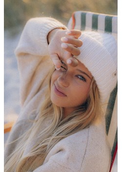 Filipstad Beanie - Vintage White ze sklepu Surf Inc w kategorii Czapki zimowe damskie - zdjęcie 187571623