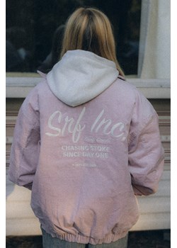 Cord Baseball Jacket - Pink Kush ze sklepu Surf Inc w kategorii Kurtki damskie - zdjęcie 187571631