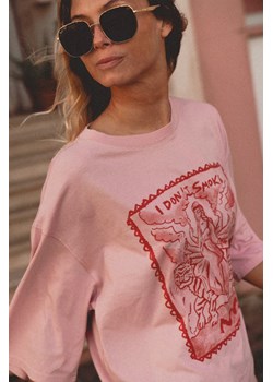 I Don't Smoke Box Tee - Pink Kush ze sklepu Surf Inc w kategorii Bluzki damskie - zdjęcie 187571811