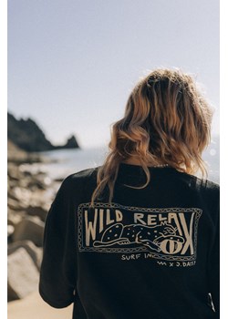Wild Relax Tee - Acid Black ze sklepu Surf Inc w kategorii Bluzki damskie - zdjęcie 187572091