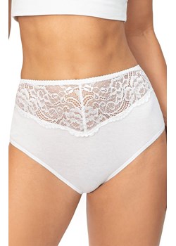 Donna bawełniane figi z wysokim stanem białe 243, Kolor biały, Rozmiar S, Donna ze sklepu Primodo w kategorii Majtki damskie - zdjęcie 187572970