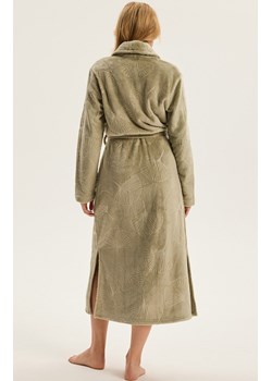 Esotiq długi ciepły szlafrok damski Como 43935-07X, Kolor zielony, Rozmiar L/XL, Esotiq ze sklepu Primodo w kategorii Szlafroki damskie - zdjęcie 187572983