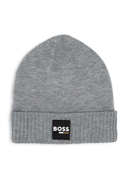 Hugo Boss Kids Czapka w kolorze szarym ze sklepu Limango Polska w kategorii Czapki dziecięce - zdjęcie 187573154