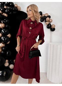 sukienka perigny bordowa one size ze sklepu UBRA w kategorii Sukienki - zdjęcie 187573254