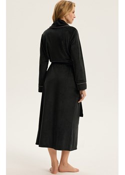 Esotiq szlafrok damski czarny Reva 44039-99X, Kolor czarny, Rozmiar L/XL, Esotiq ze sklepu Intymna w kategorii Szlafroki damskie - zdjęcie 187573544