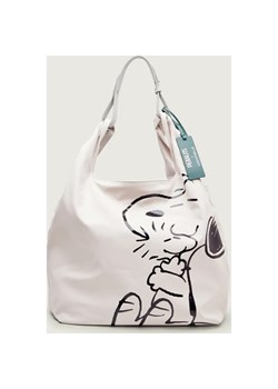 Coccinelle Shopperka Coccinelle x Peanuts | z dodatkiem skóry ze sklepu Gomez Fashion Store w kategorii Torby Shopper bag - zdjęcie 187573623