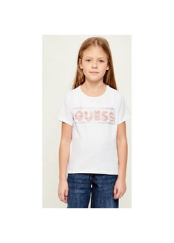 Guess T-shirt | Regular Fit ze sklepu Gomez Fashion Store w kategorii Bluzki dziewczęce - zdjęcie 187574302
