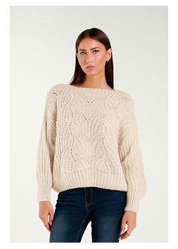 Tamba Sweter w kolorze beżowym ze sklepu Limango Polska w kategorii Swetry damskie - zdjęcie 187574353