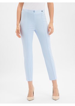 Marc Cain Damskie spodnie materiałowe Kobiety jasnoniebieski jednolity ze sklepu vangraaf w kategorii Spodnie damskie - zdjęcie 187574801