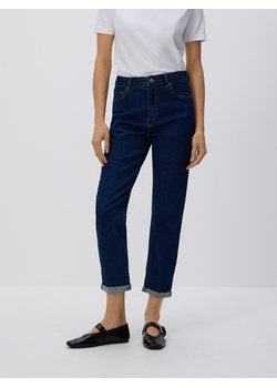 Reserved - Jeansy boyfriend slim - granatowy ze sklepu Reserved w kategorii Jeansy damskie - zdjęcie 187574922