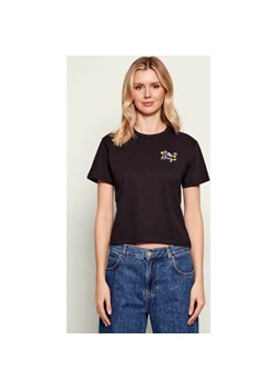 HUGO T-shirt Destrel_4 | Regular Fit ze sklepu Gomez Fashion Store w kategorii Bluzki damskie - zdjęcie 187575110