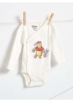 Sinsay - Body z długimi rękawami Winnie the Pooh - kremowy ze sklepu Sinsay w kategorii Odzież dla niemowląt - zdjęcie 187576911