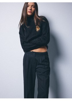 Mohito - Sweter z wełną i moherem - czarny ze sklepu Mohito w kategorii Swetry damskie - zdjęcie 187577212