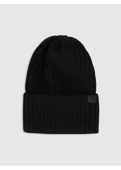 Damska czapka zimowa 4F 4FRAW25ACAPF0802 - czarna ze sklepu Sportstylestory.com w kategorii Czapki zimowe damskie - zdjęcie 187577634