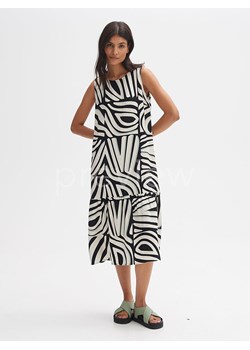 OPUS Sukienka w kolorze czarno-białym ze sklepu Limango Polska w kategorii Sukienki - zdjęcie 187578073