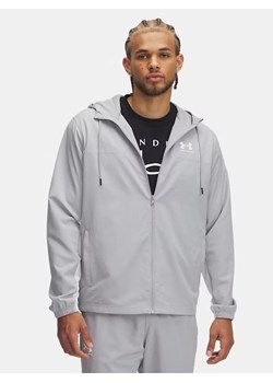 Under Armour Kurtka przeciwwiatrowa &quot;Rival&quot; w kolorze jasnoszarym ze sklepu Limango Polska w kategorii Kurtki męskie - zdjęcie 187578111