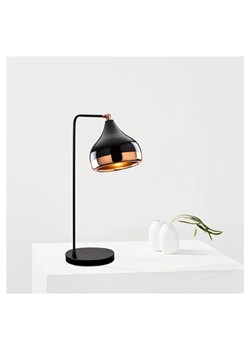 Opviq Lampa stołowa &quot;Yildo&quot; w kolorze miedziano-czarnym - wys. 52 cm ze sklepu Limango Polska w kategorii Oświetlenie - zdjęcie 187578372