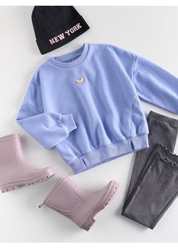 Reserved - Bluza z haftem - jasnoniebieski ze sklepu Reserved w kategorii Bluzy dziewczęce - zdjęcie 187578681