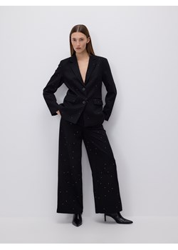 Reserved - Marynarka ze strasem - czarny ze sklepu Reserved w kategorii Kurtki damskie - zdjęcie 187578763