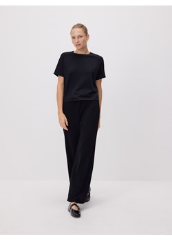 Reserved - Spodnie z szeroką nogawką - czarny ze sklepu Reserved w kategorii Spodnie damskie - zdjęcie 187578793