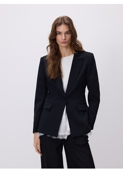 Reserved - Taliowana marynarka - czarny ze sklepu Reserved w kategorii Kurtki damskie - zdjęcie 187578801