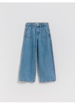 Reserved - Jeansy super wide leg - niebieski ze sklepu Reserved w kategorii Spodnie dziewczęce - zdjęcie 187578811