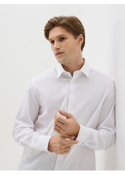 Reserved - Bawełniana koszula regular fit - biały ze sklepu Reserved w kategorii Koszule męskie - zdjęcie 187578963