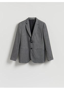 Reserved - Marynarka slim fit z wiskozą - czarny ze sklepu Reserved w kategorii Marynarki męskie - zdjęcie 187578980