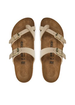 Japonki Birkenstock Mayari 1029726 Beżowy ze sklepu eobuwie.pl w kategorii Klapki damskie - zdjęcie 187579100