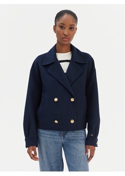 Tommy Hilfiger Kurtka przejściowa WW0WW47759 Granatowy Relaxed Fit ze sklepu MODIVO w kategorii Kurtki damskie - zdjęcie 187579381