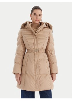 Guess Kurtka puchowa W5BL30 W2802 Beżowy Regular Fit ze sklepu MODIVO w kategorii Kurtki damskie - zdjęcie 187579403