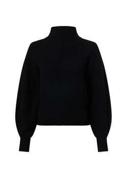 HUGO Damski sweter z dzianiny z wełną i kaszmirem - Sorellasio Kobiety czarny jednolity ze sklepu vangraaf w kategorii Swetry damskie - zdjęcie 187579840