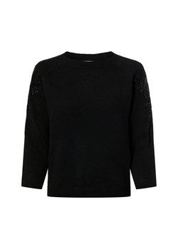 More & More Sweter damski z dzianiny Kobiety czarny jednolity ze sklepu vangraaf w kategorii Swetry damskie - zdjęcie 187579850