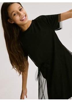 Reserved - Tiulowa sukienka - czarny ze sklepu Reserved w kategorii Sukienki dziewczęce - zdjęcie 187580002