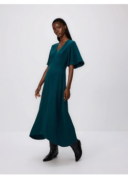 Reserved - Sukienka z lyocellem - niebieski ze sklepu Reserved w kategorii Sukienki - zdjęcie 187580022