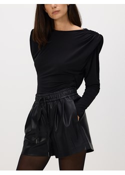 Reserved - Szorty z imitacji skóry - czarny ze sklepu Reserved w kategorii Szorty - zdjęcie 187580040