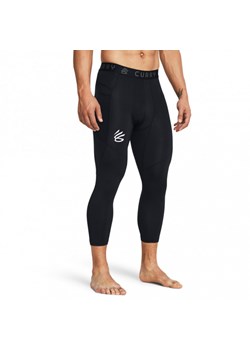 Męskie legginsy treningowe 3/4 Under Armour Curry Brand - czarne ze sklepu Sportstylestory.com w kategorii Spodnie męskie - zdjęcie 187580234