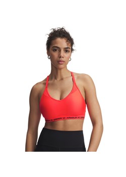 Biustonosz treningowy Under Armour UA Crossback Low Bra - czerwony ze sklepu Sportstylestory.com w kategorii Biustonosze - zdjęcie 187580394