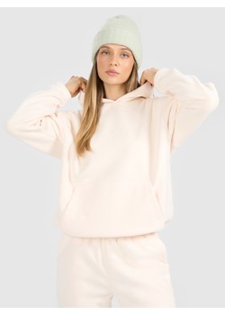 Damski polar z kapturem 4F 4FRAW25TFLEF451 - biały ze sklepu Sportstylestory.com w kategorii Bluzy damskie - zdjęcie 187580462