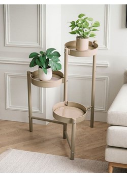 Sinsay - Trzypoziomowy kwietnik - beżowy ze sklepu Sinsay w kategorii Donice i kwietniki ogrodowe - zdjęcie 187581054