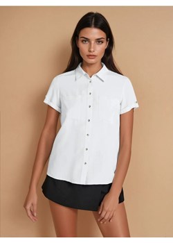 Sinsay - Wiskozowa koszula - biały ze sklepu Sinsay w kategorii Koszule damskie - zdjęcie 187581120