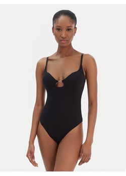 KARL LAGERFELD Body B1W47049 Czarny Slim Fit ze sklepu MODIVO w kategorii Body damskie - zdjęcie 187582143