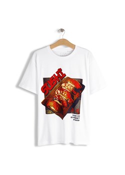 GATE Bawełniana koszulka z nadrukiem S ze sklepu gateshop w kategorii T-shirty męskie - zdjęcie 187582710