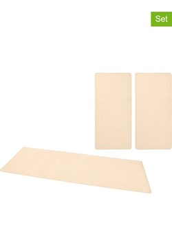 Hanse Home 3-częściowy zestaw &quot;Fancy&quot; w kolorze beżowym ze sklepu Limango Polska w kategorii Dywany - zdjęcie 187583000