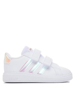 Sneakersy adidas Grand Court Lifestyle Court GY2328 Biały ze sklepu eobuwie.pl w kategorii Trampki dziecięce - zdjęcie 187583102