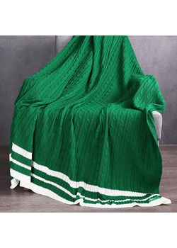 Benetton Pled w kolorze zielonym ze sklepu Limango Polska w kategorii Tekstylia - zdjęcie 187583564
