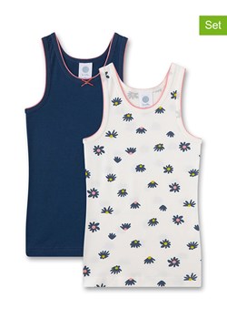 Sanetta Podkoszulki (2 szt.) w kolorze biało-granatowym ze sklepu Limango Polska w kategorii Podkoszulki dziecięce - zdjęcie 187583604