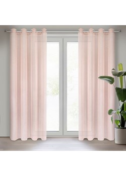 FIRANA GOTOWA REBECCA 140 X 250 CM RÓŻOWY ze sklepu lenaodniemowlakadoszkolniaka.pl w kategorii Firany - zdjęcie 187583972